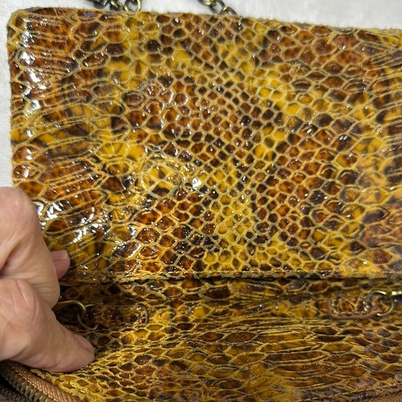 HOBO International Snakeskin Crossbody/ wristlet Bag - Picture 7 of 14